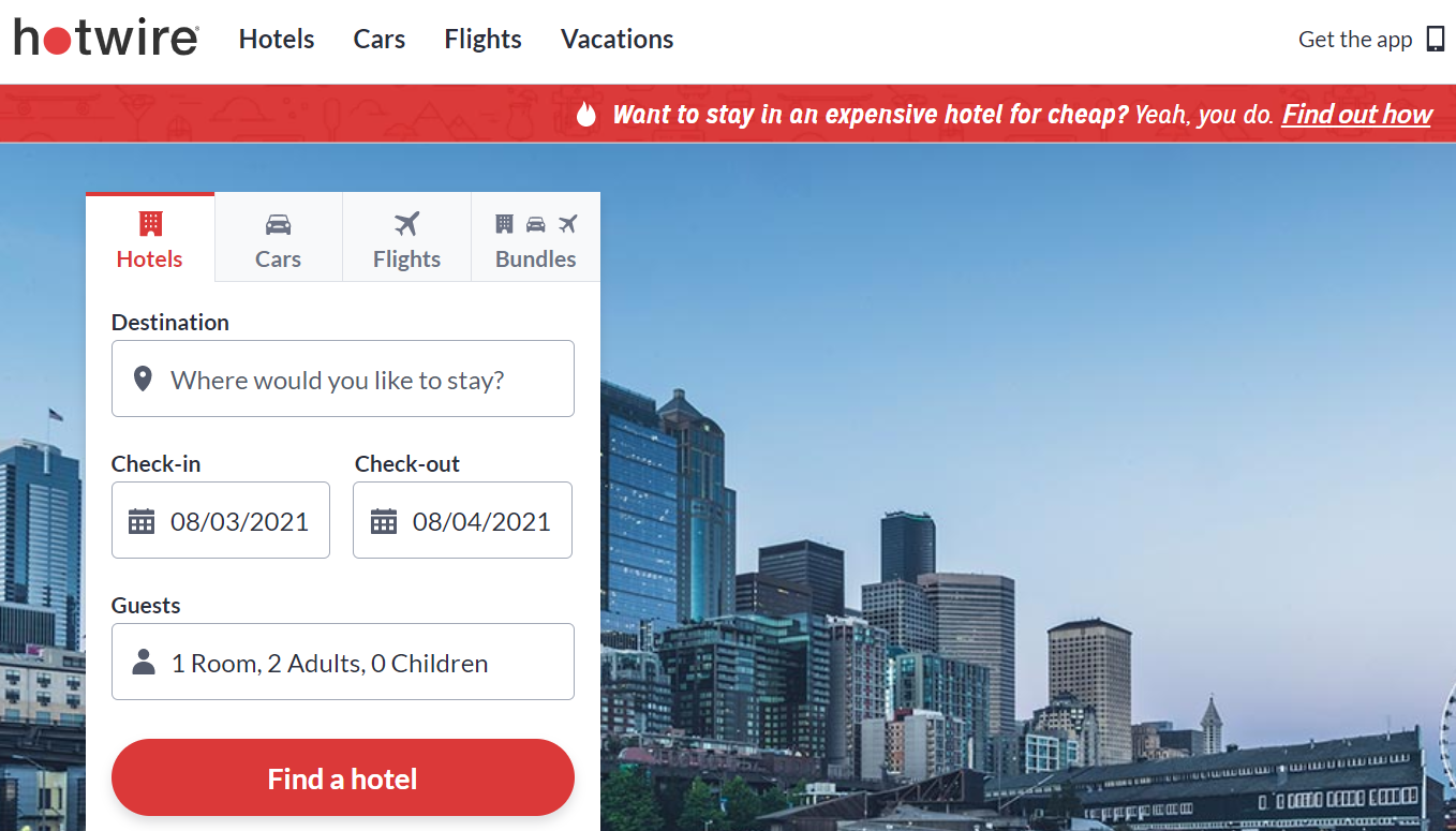 Hotwire Best Hotel Booking Sites